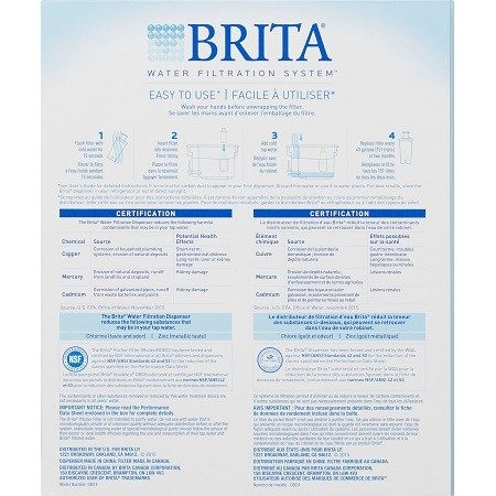 Brita Large 18 Cup UltraMax Water Dispenser And Filter Manual