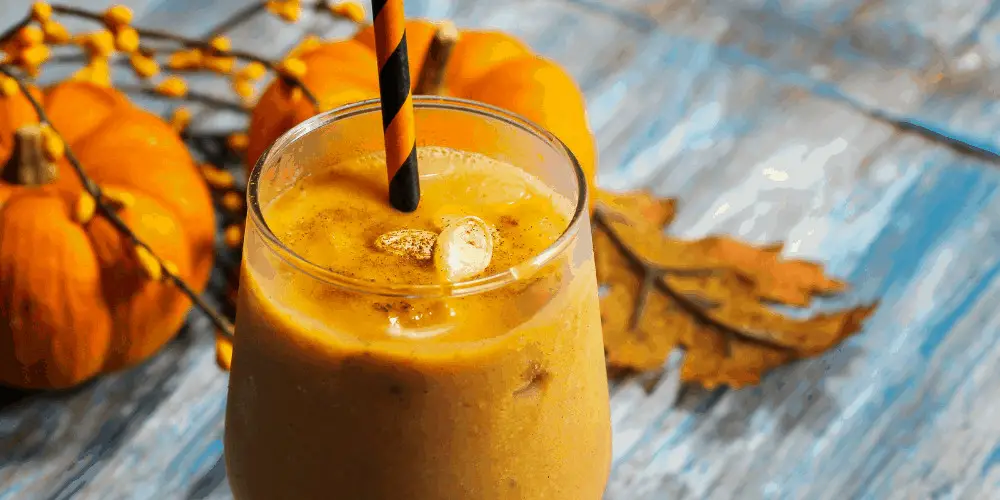 A Photo Of A Spiced Pumpkin Smoothie 