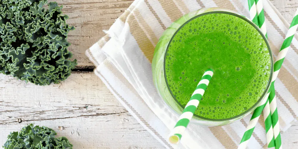 A Photo Of A Green Smoothie 