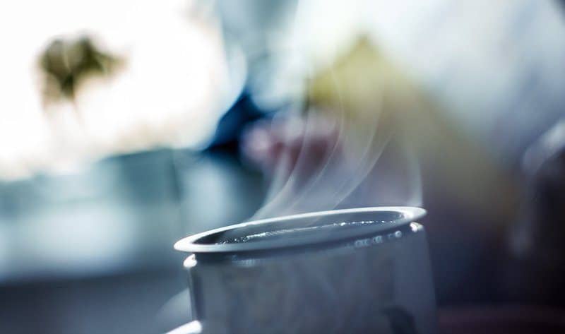 Steaming Coffee Mug